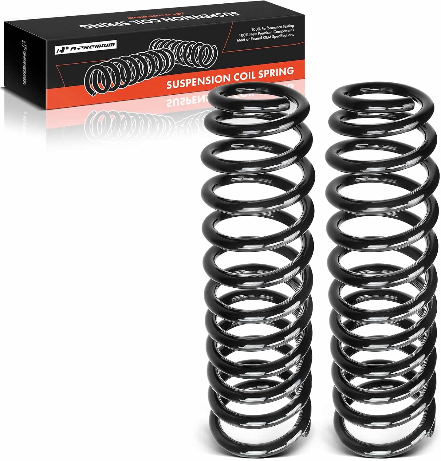 A-Premium Rear Coil Springs Compatible with Honda Civic 1992 1993 1994 1995 1.5L 1.6L, Driver and Passenger Side, 2-Pack
