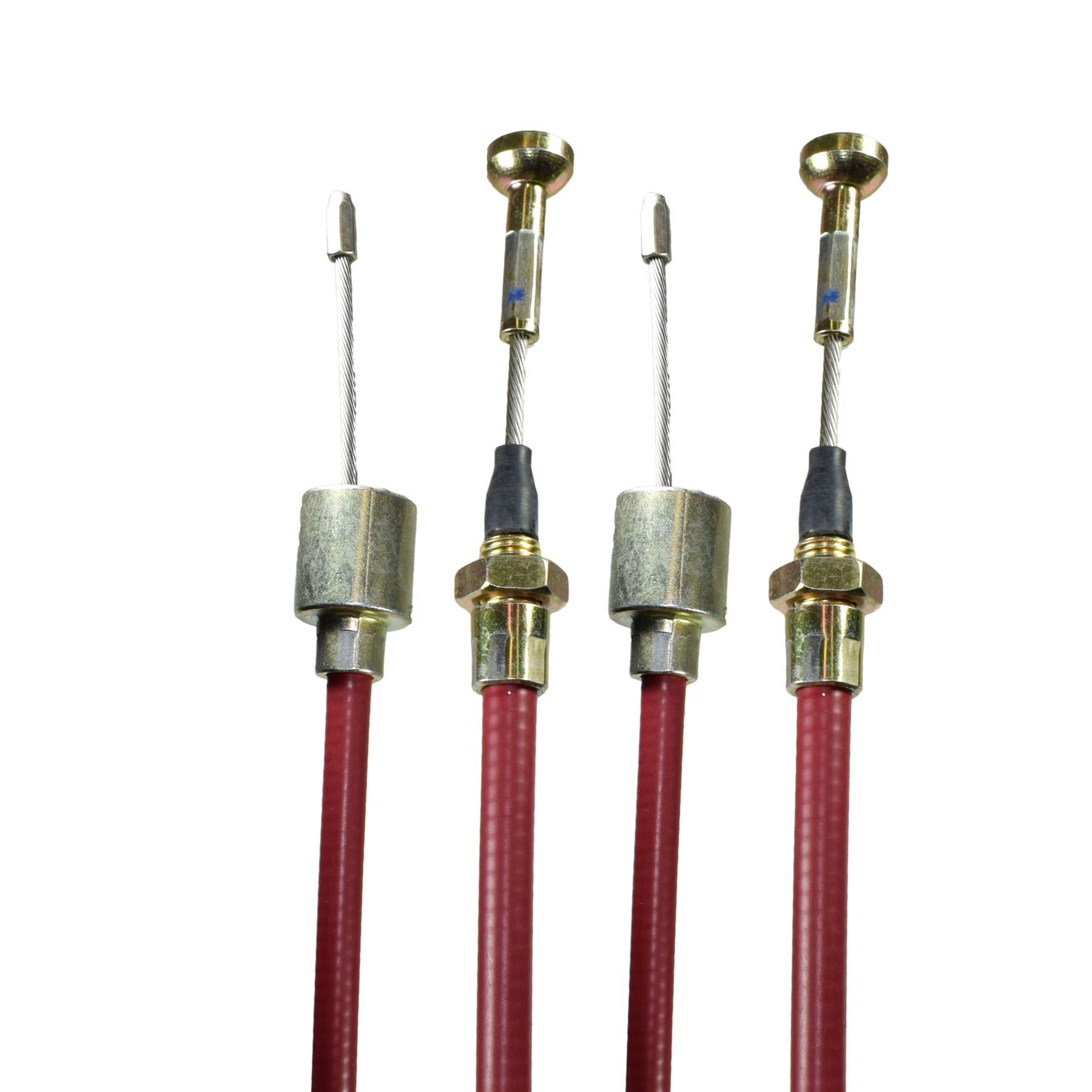 AB Tools 2 kable hamulcowe do przyczepy ze stali nierdzewnej końcówka grzyba osłona zewnętrzna 1320 mm ALKO