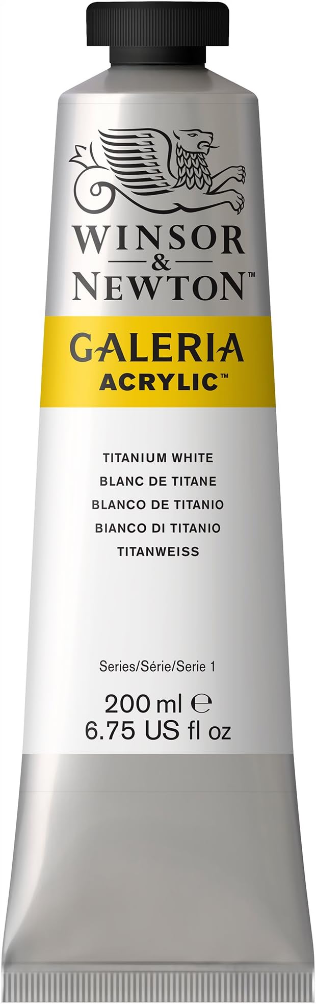 Winsor & Newton Galeria Acrylic Paint, 6.75 Fl Oz (Pack Of 1), Titanium White