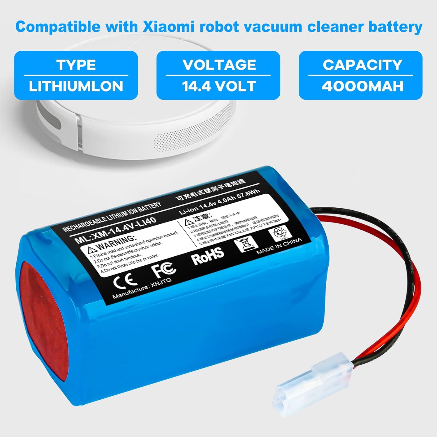 Batteria Di Ricambio TAKOCI Per ILIFE V8, V5s Pro, Italia