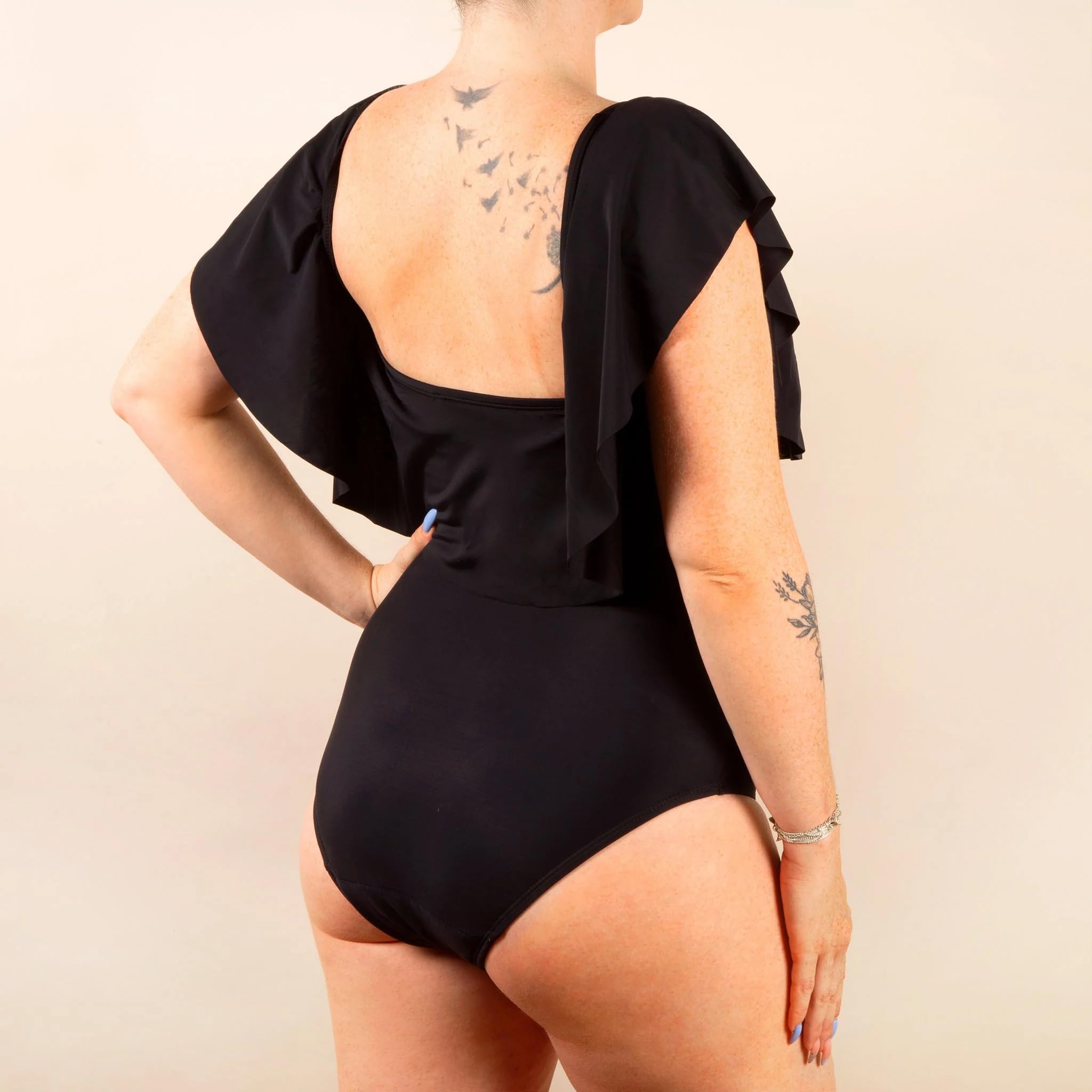 Maillot de Bain Menstruel Une Pièce - Collection Sélène - Hypoallergénique - Taille XS à 2XL
