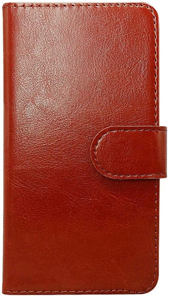 Wallet Case for Kazam Trooper 450L,YZKJ Flip PU Elegant Retro Leather Case with Magnetic Closure Credit Card Slots and Stand Protective Cover for Kazam Trooper 450L (5.0") - Brown