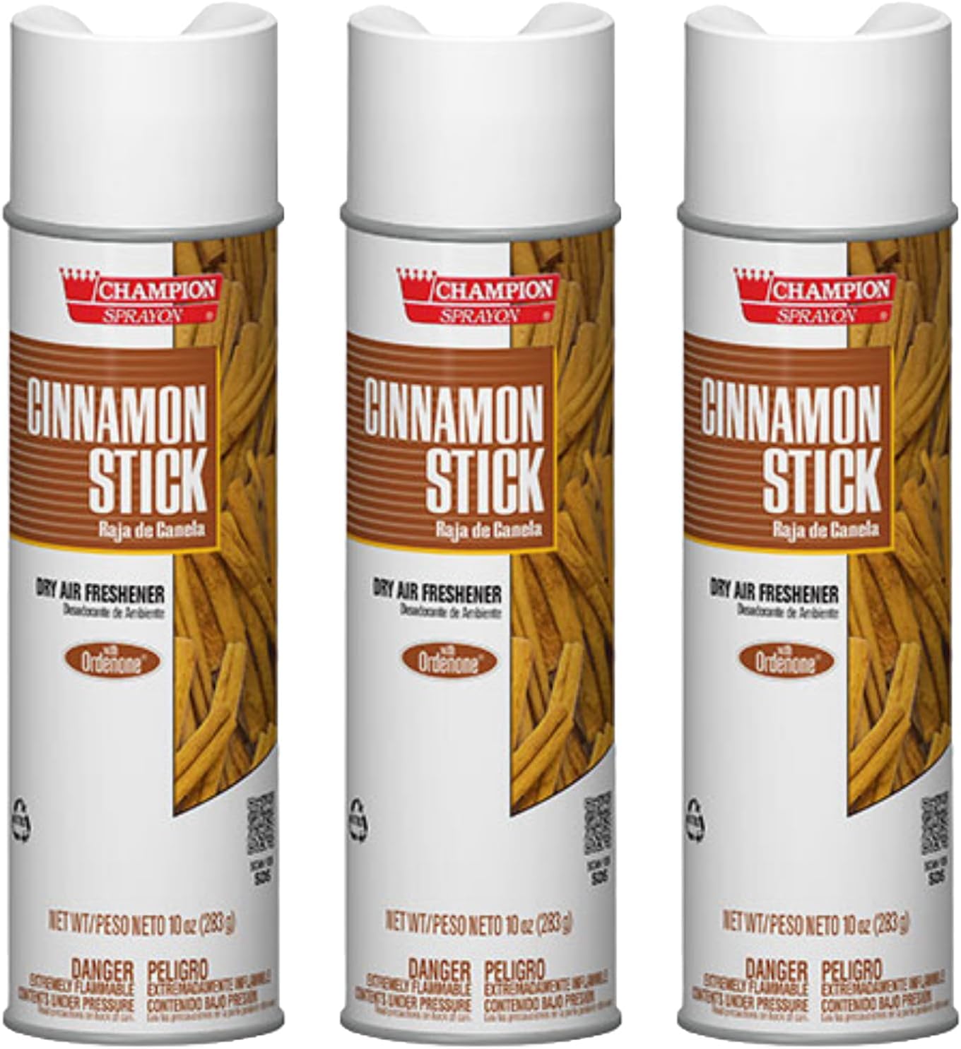 Champion Sprayon dry air freshener Cinnamon Stick 15 oz. 3 count.