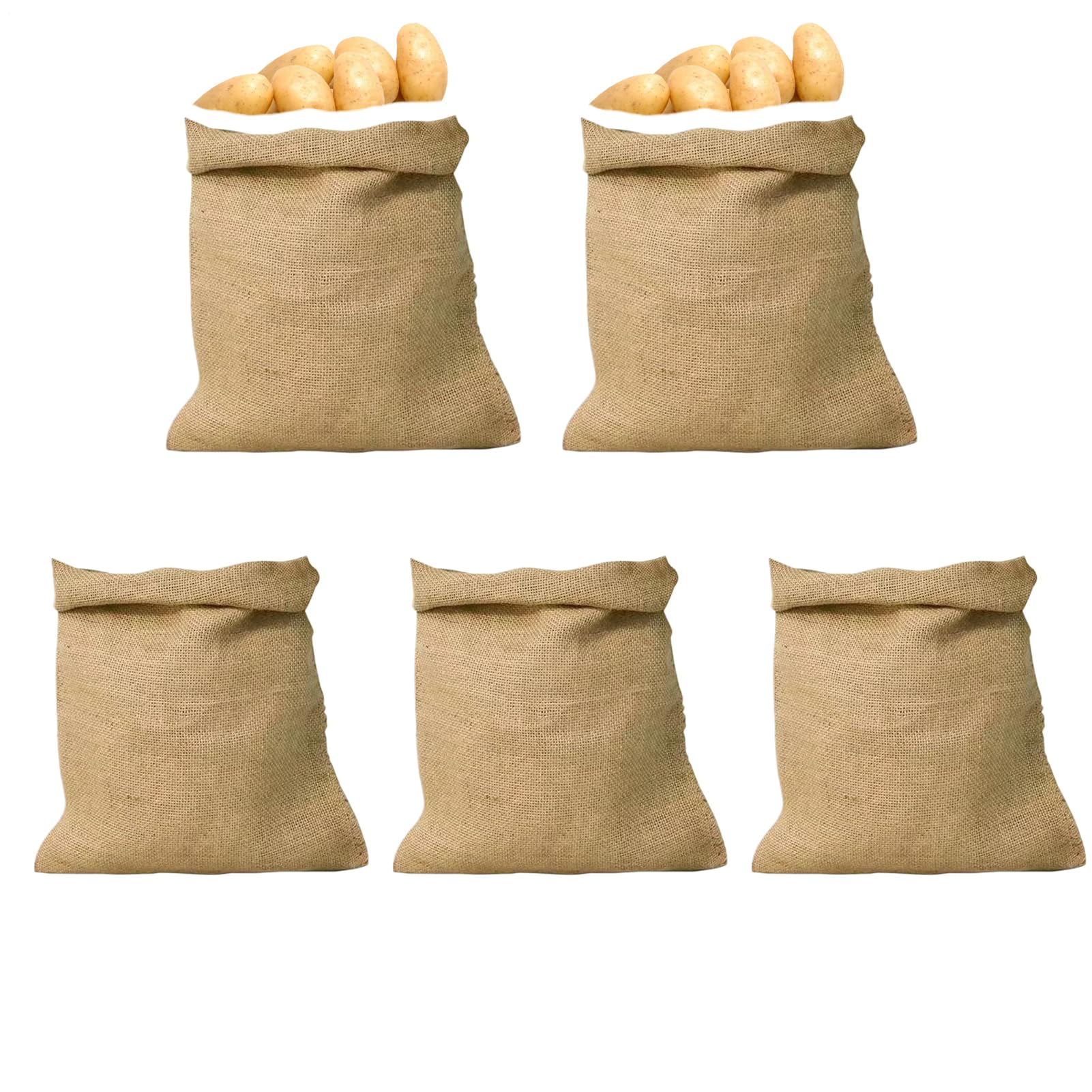 Worek Na Ziemniaki 5 sztuk 40 x 60 cm organizer naturalny wielokrotnego