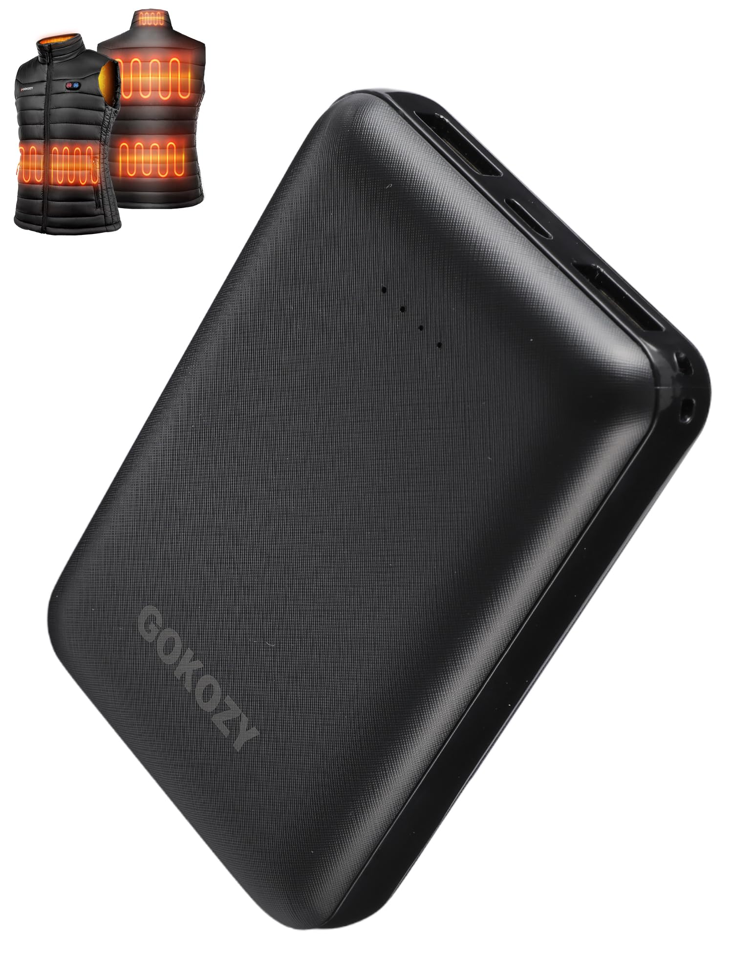PowerBank 10 000 mAh avec port de charge CC pour veste chauffante