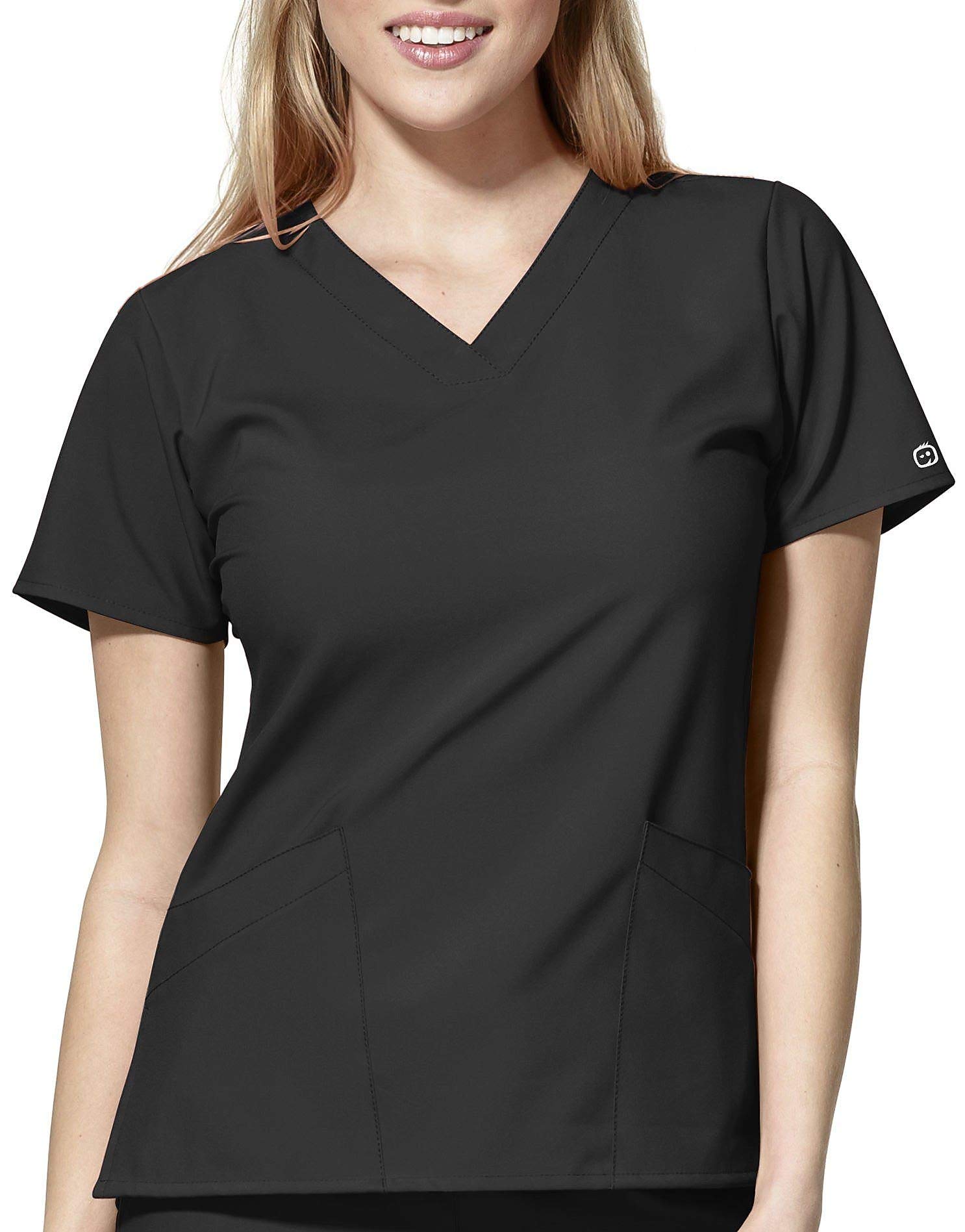 WonderWinkWomen's Basic V-Neck Scrub Top