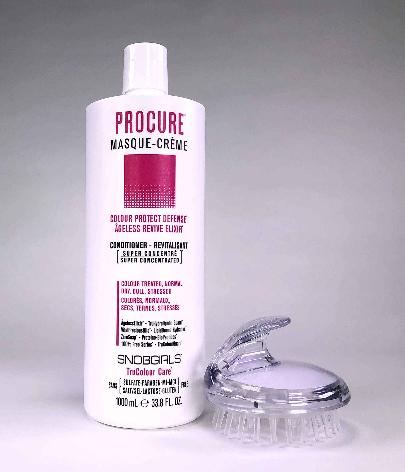 SNOBGIRLS PROCURE Color Protect Defense Detangling Vegan Conditioner for Colored Hair, Normal or Dull Hair. Hair Color Protection 1 Minute Hair Mask