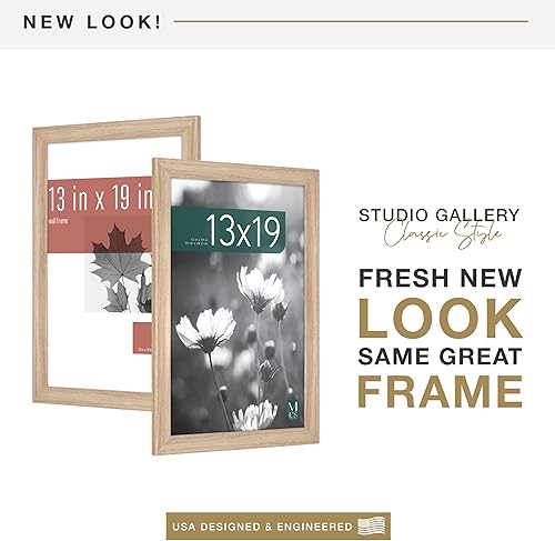 Miniatura 9 de MCS - Marco Studio Gallery de madera gris, 11 x 17 pulgadas, individual