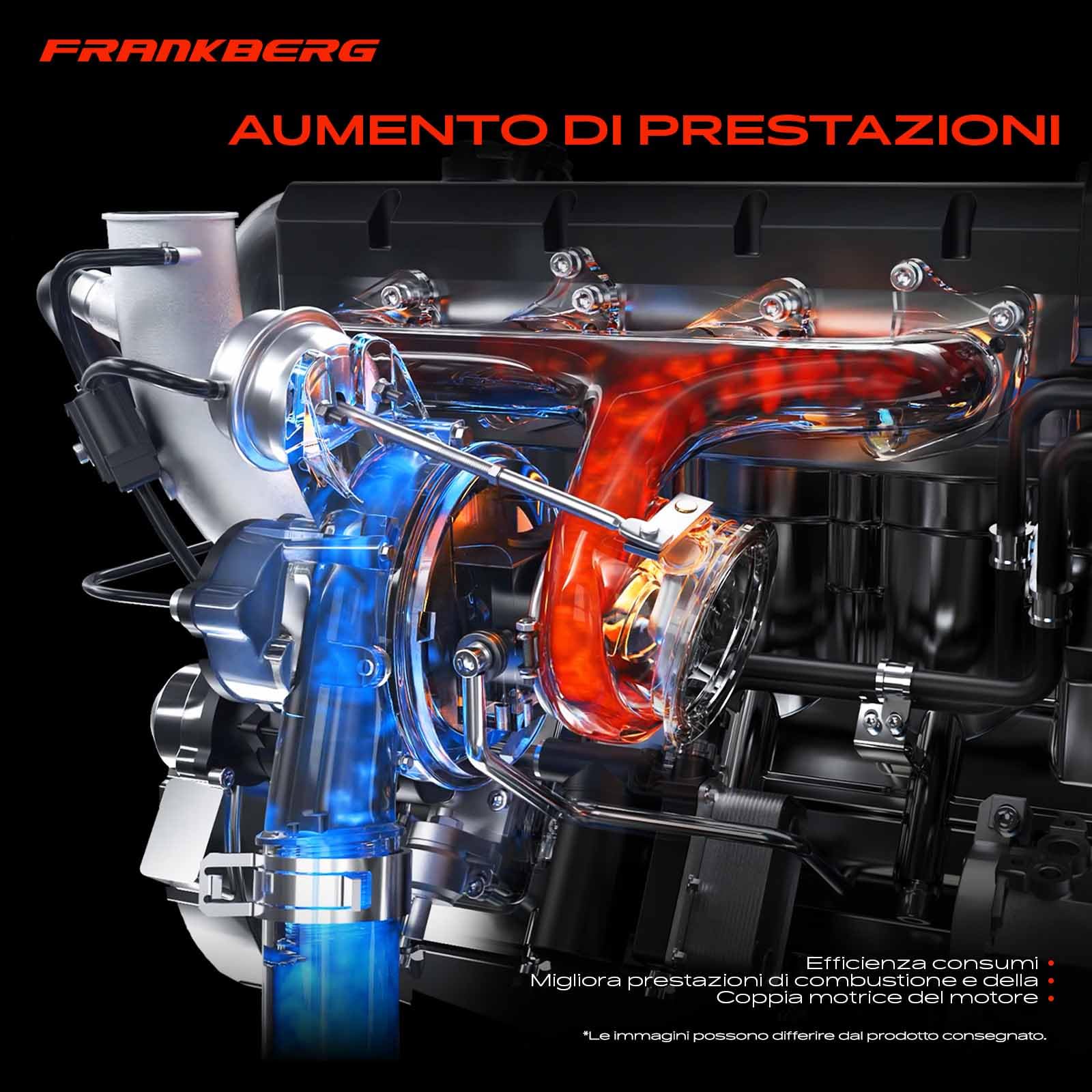 Frankberg Turbocompressori Compatibile con C3 II SC 1.6 HDi 2009-2016 C4 II B7 1.6 HDi 90 2009-Oggi Sostituisci# 9673283680