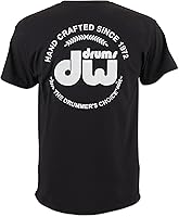 Vista 2 de Drum Workshop, Inc. - Percheros de manga corta para hombre, negro, grande de EE. UU