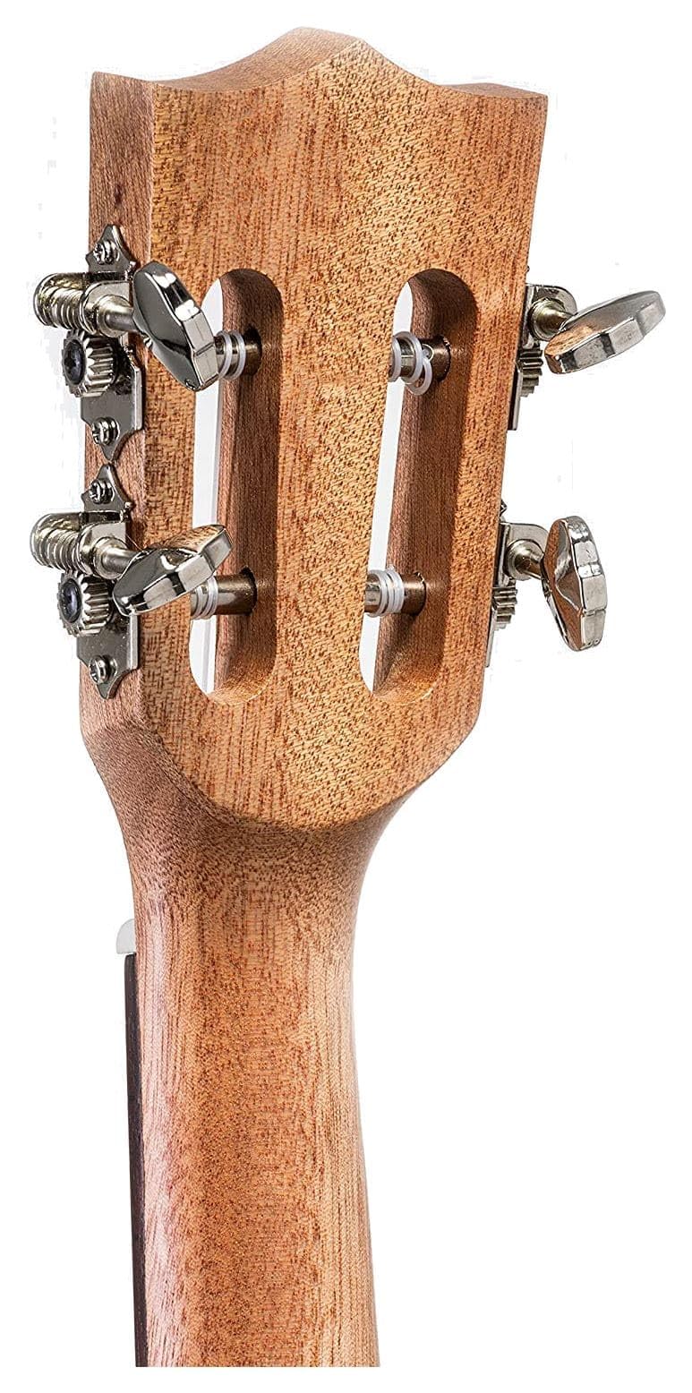 VOLT - Ukulele Texas, dimensioni: tenore, copertina in abete massiccio, tastiera: palissandro, finitura lucida, bordi in madreperla, lunghezza: ca. 660 mm, con bottoni per cintura, custodia imbottita