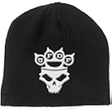 Five Finger Death Punch Beanie Hat Knuckleduster Band Logo Skull Official Black Size One Size