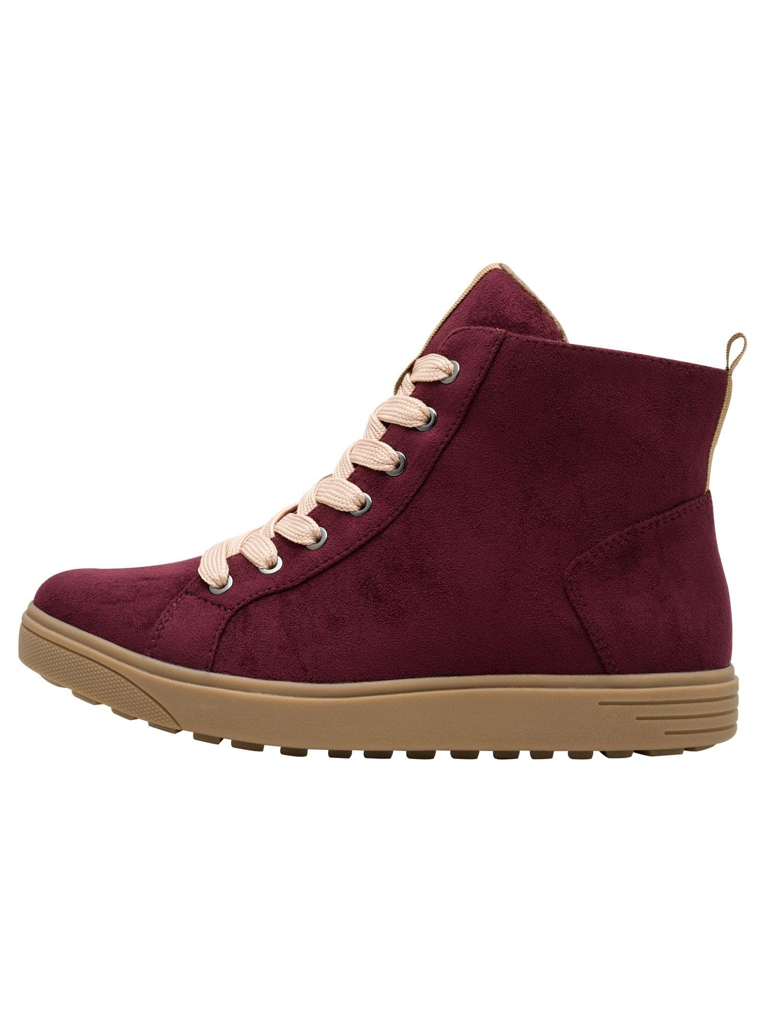 Jana Sneaker da Donna Alte con Lacci vegane