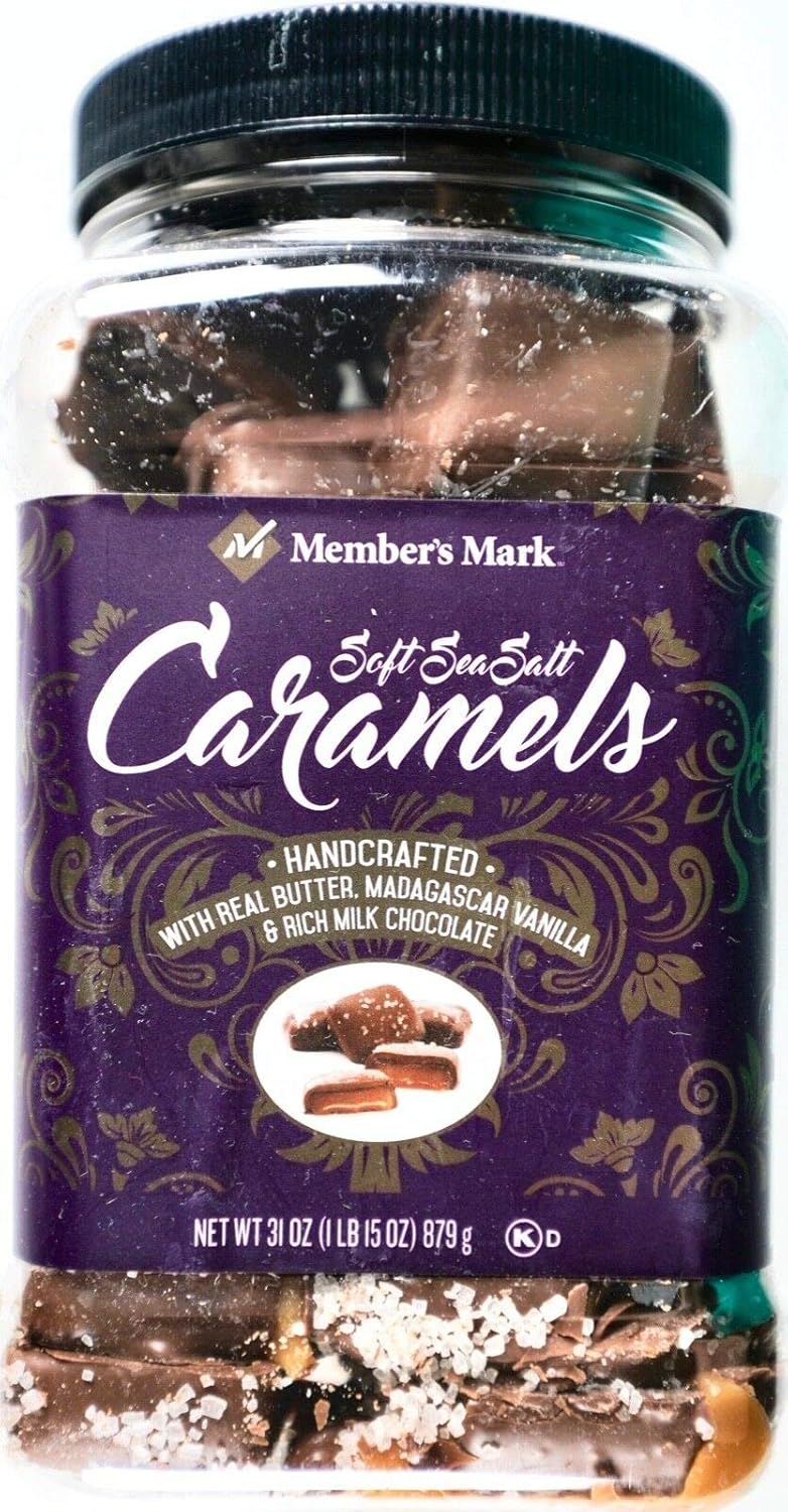 Member's Mark Sea Salt Caramels MilkChocolate, 31 Ounce