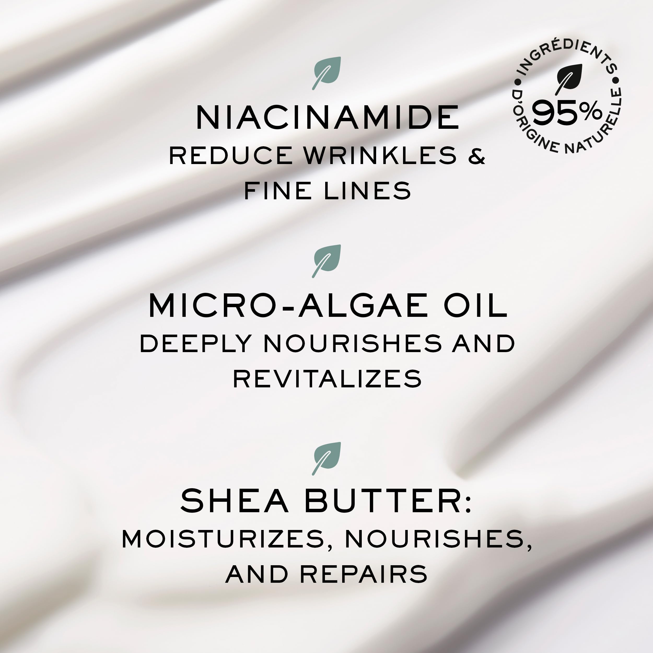 Nuxe Merveillance Lift Day & Night Cream With Niacinamide and Botanical Extracts for Firming and Wrinkle Correction, 2.5 Fl Oz