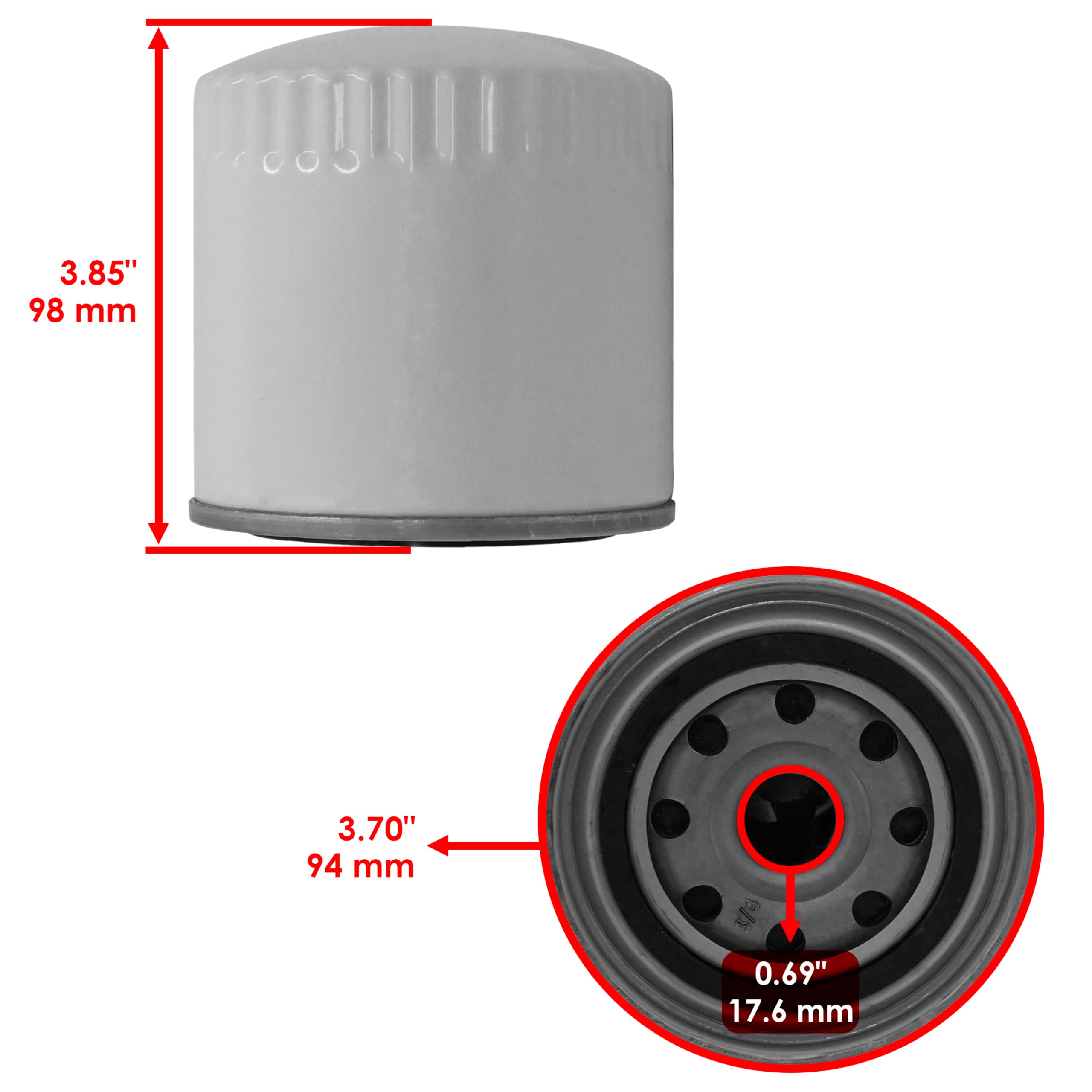 Oil Filter For Craftsman T130 Lawn Tractor 13AL78XS093