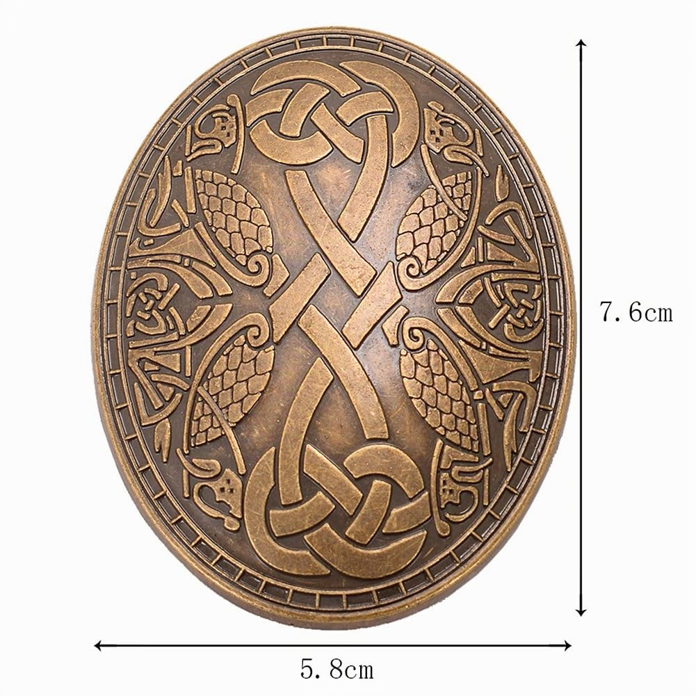 GRACEART Viking Broche Médiévale (1 paire)