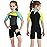 NATYFLY Kids Wetsuit, 2.5mm Neoprene Thermal Swimsuit, Shorty Wetsuit for Girls Boys and Toddler, Short Sleeve Kids Wet Suits for Swimming