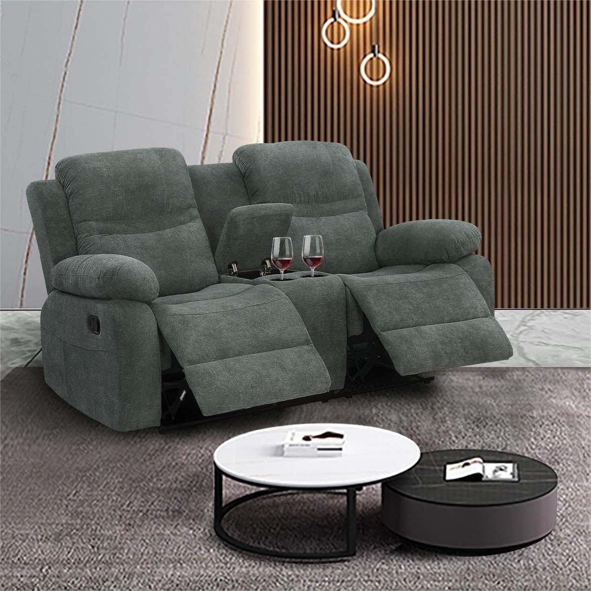 DHHU Reclining Seater Couch, Loveseat Sofa Chair with