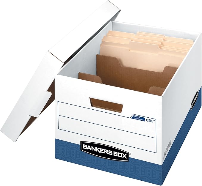 Bankers Box 12 Pack RKIVE DIVIDERBOX HeavyDuty File