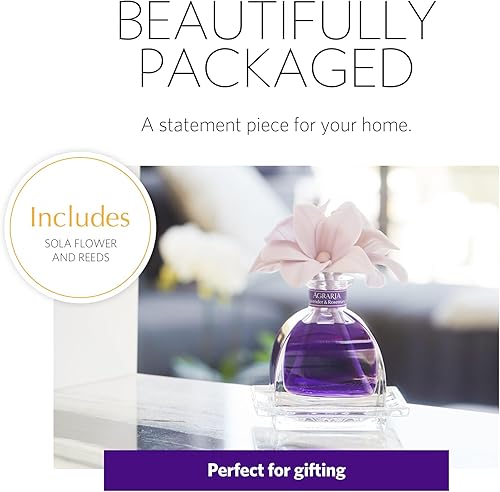 Miniatura 2 de Agraria AirEssence - Juego de difusor de flores y varillas hecho a mano, fragancia botánica para el hogar, difusor de aceite perfumado, para todas