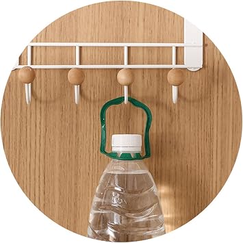 Over The Door Hooks Over Door Hanger Holders for Coat Robe Hat,Door Hooks Coat Rack for Hanging Clothes,White Door Towel Hanger Racks Towel Holder for Home Hats Storage(4 Hooks)