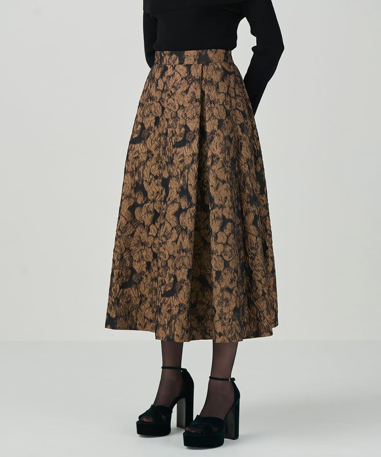 グレースコンチネンタル✨ジャガードskirt❤️ ラメドットジャガードスカート / GRACE CONTINENTAL | GRACE