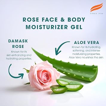 Himalaya Rose Face & Body Moisturizer Gel -300ml