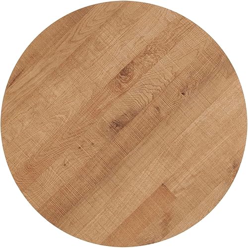 Miniatura 6 de npd furniture and more Courtdale - Mesa de centro redonda, color marrón