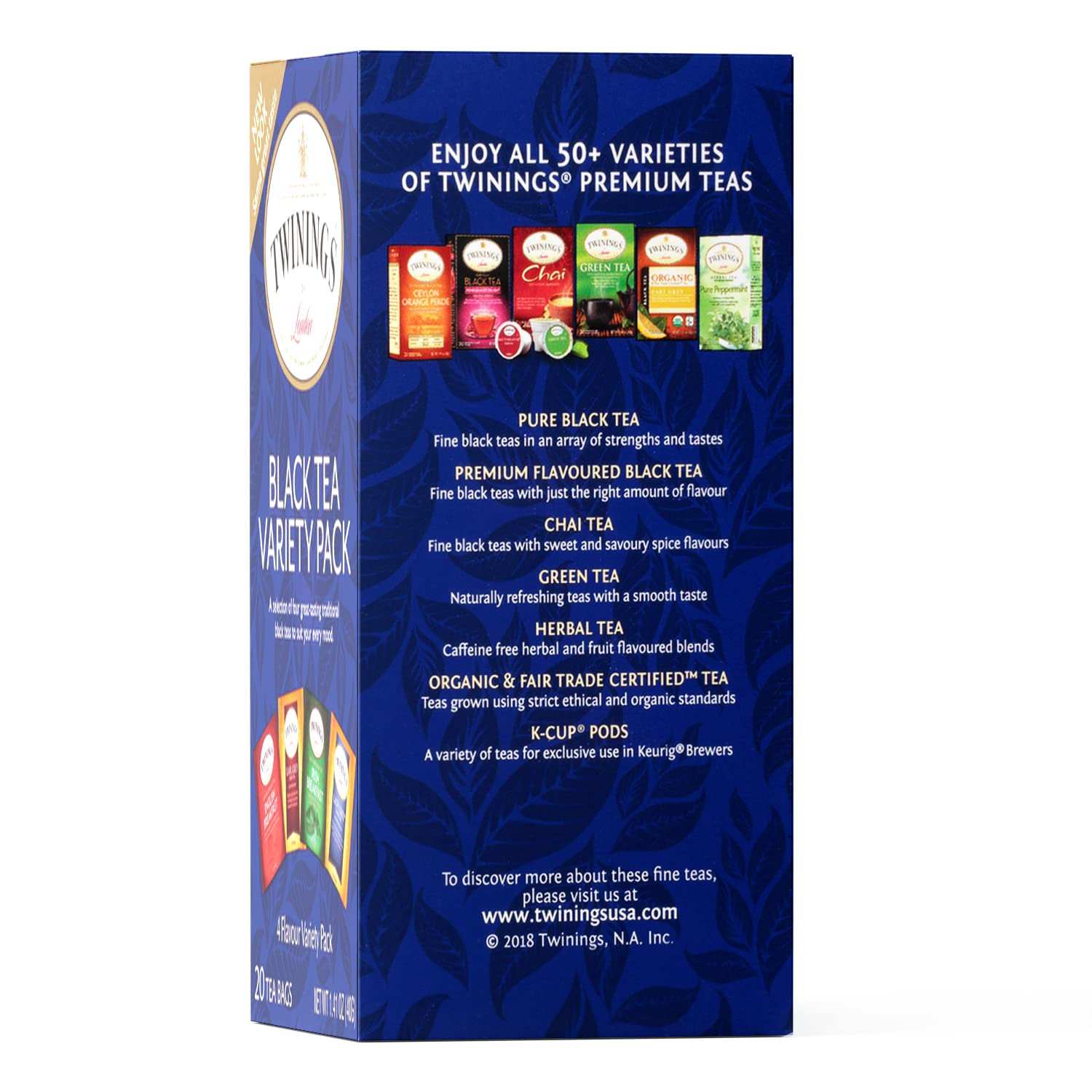 Buy Twinings Tea, Black Tea Sampler Variety Pack with Four Flavors