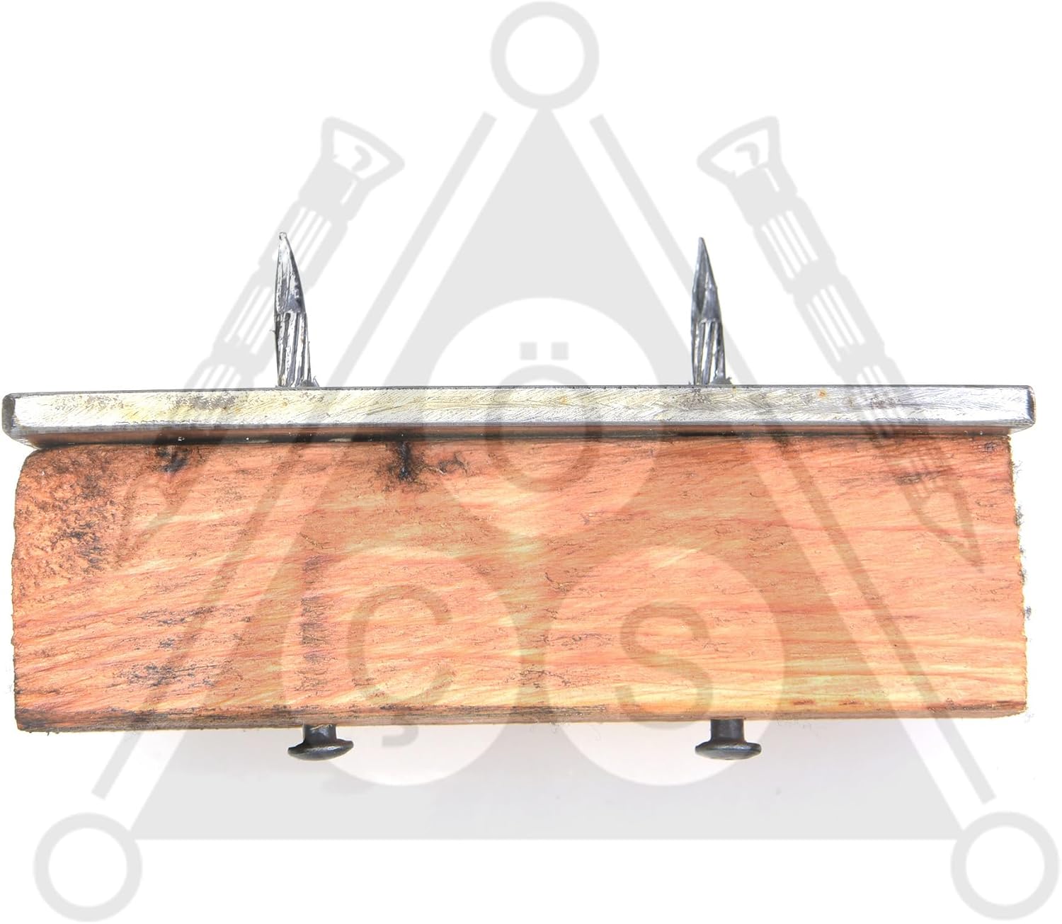 3.1 inch (80 mm) Length Fluted Hardened High Carbon Steel Point Tip Wall Masonry Concrete Black Nails (25 pcs.)