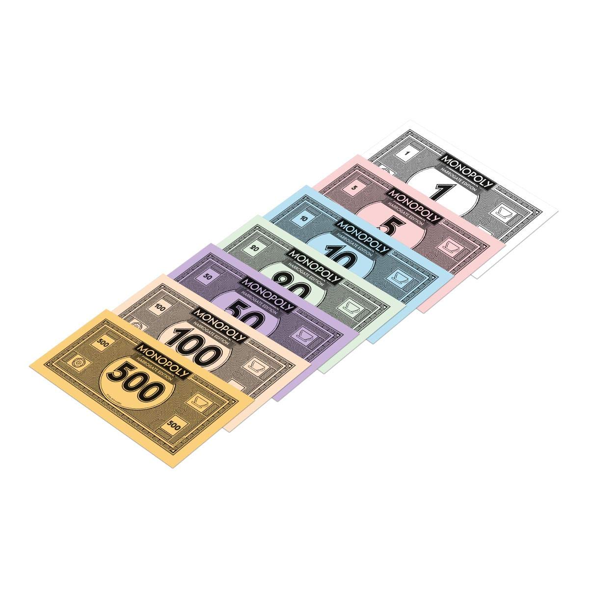 Winning Moves Harrogate Monopoly gra planszowa, Advance to Harrogate Theatre, Muzeum Pomp i Bettys i wymień swoją drogę do sukcesu, 2-6 graczy to świetny prezent dla dzieci w wieku od 8 lat