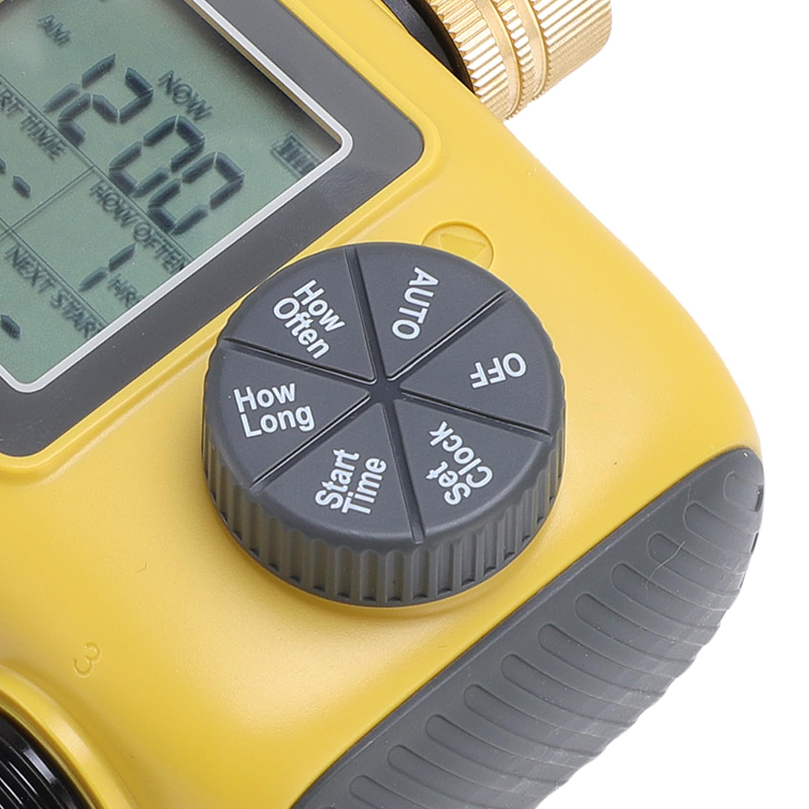 Jiawu Temporizzatore per Irrigazione, Programmatore per Irrigazione con Ritardo Pioggia Programmabile a 3 Zone, Timer per Tubo con Display LCD Impermeabile e Pressione dell'acqua da 7,25-116 PSI per
