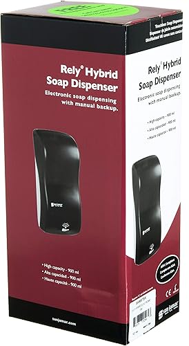 Miniatura 7 de San Jamar Classic Rely - Dispensador electrónico híbrido de jabón líquido y loción, dispensador de desinfectante de manos para baño, cocina, baños y