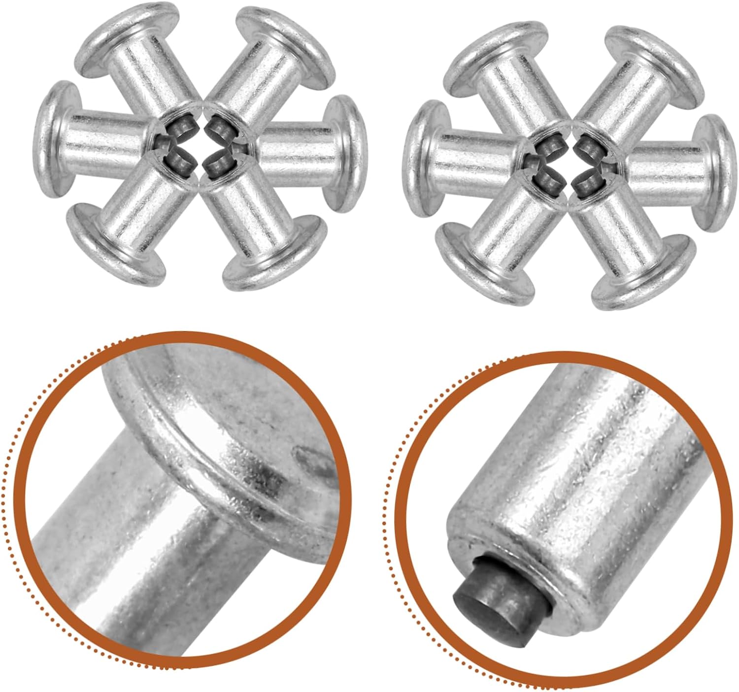 100pcs Tire Studs for Motorcycle Atv Snow Traction Tungsten Steel