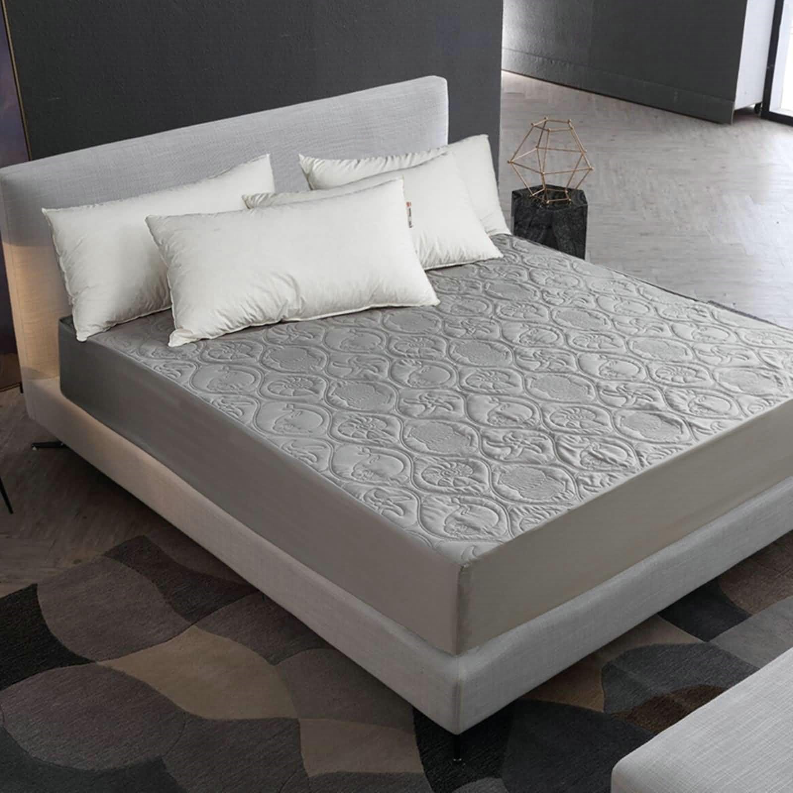 Parures Draps 200x150, Fibre De Polyester pour Matelas Épais 30Cm 1 Jeu De Draps, Gris