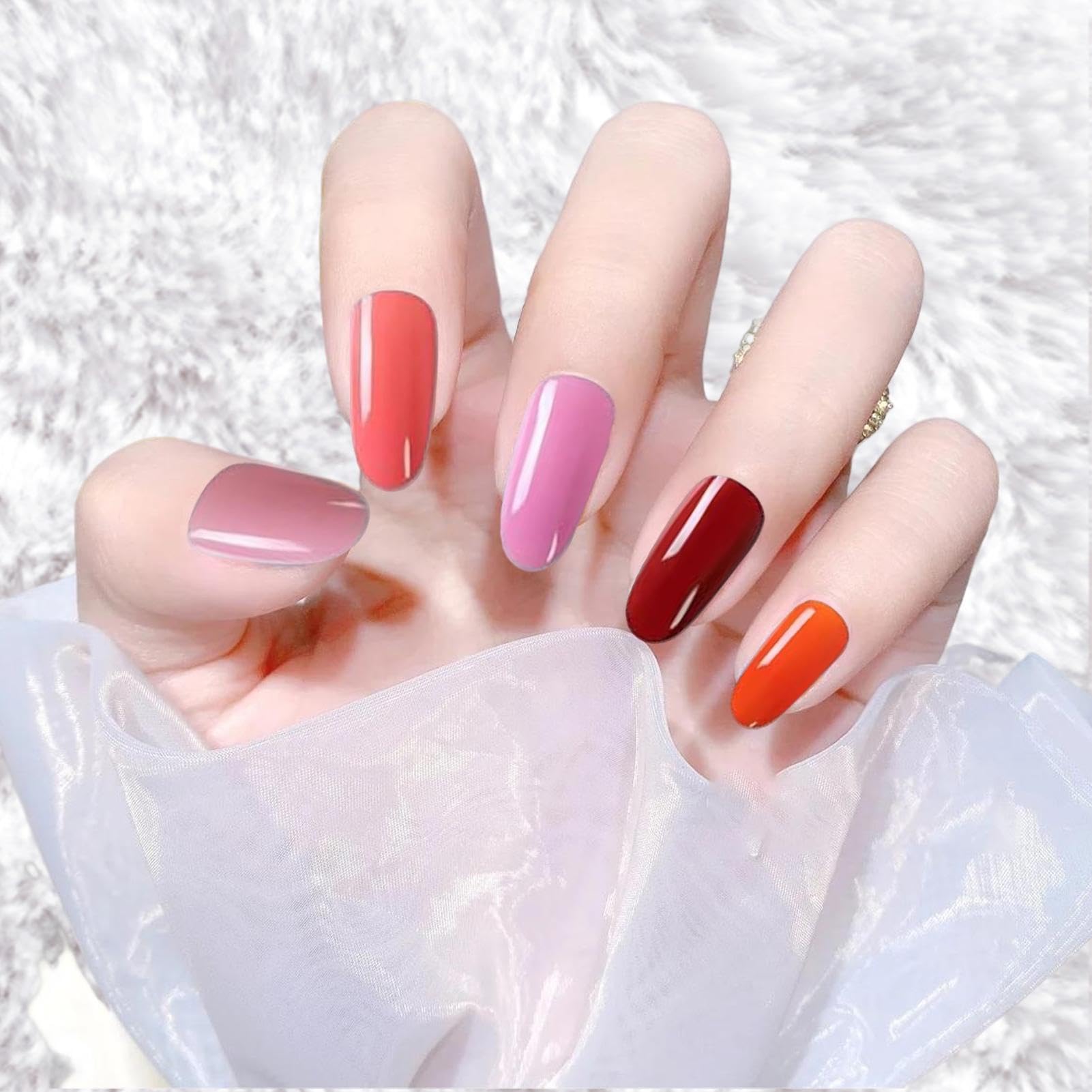 Bolígrafos De Esmalte De Uñas Para Mujeres, Bolígrafos Esmalte Uñas Gel, Kit Des Pintura Esmaltes Secado Rápido 6 Colores, Para Un Acabado Des Manicura Profesional