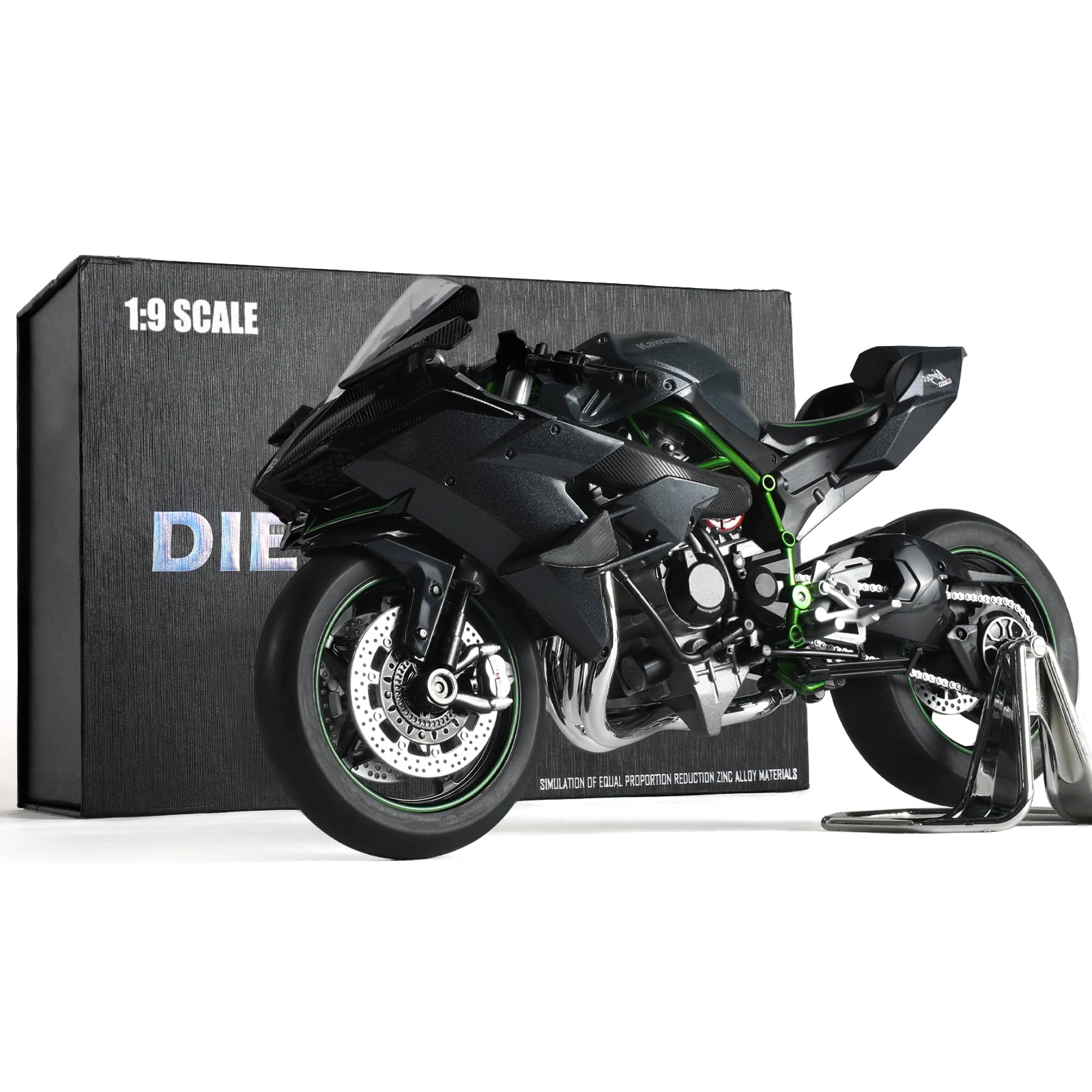 Amazon.co.jp: Risopen 1:9 オートバイモデル カワサキNinja H2R 金属