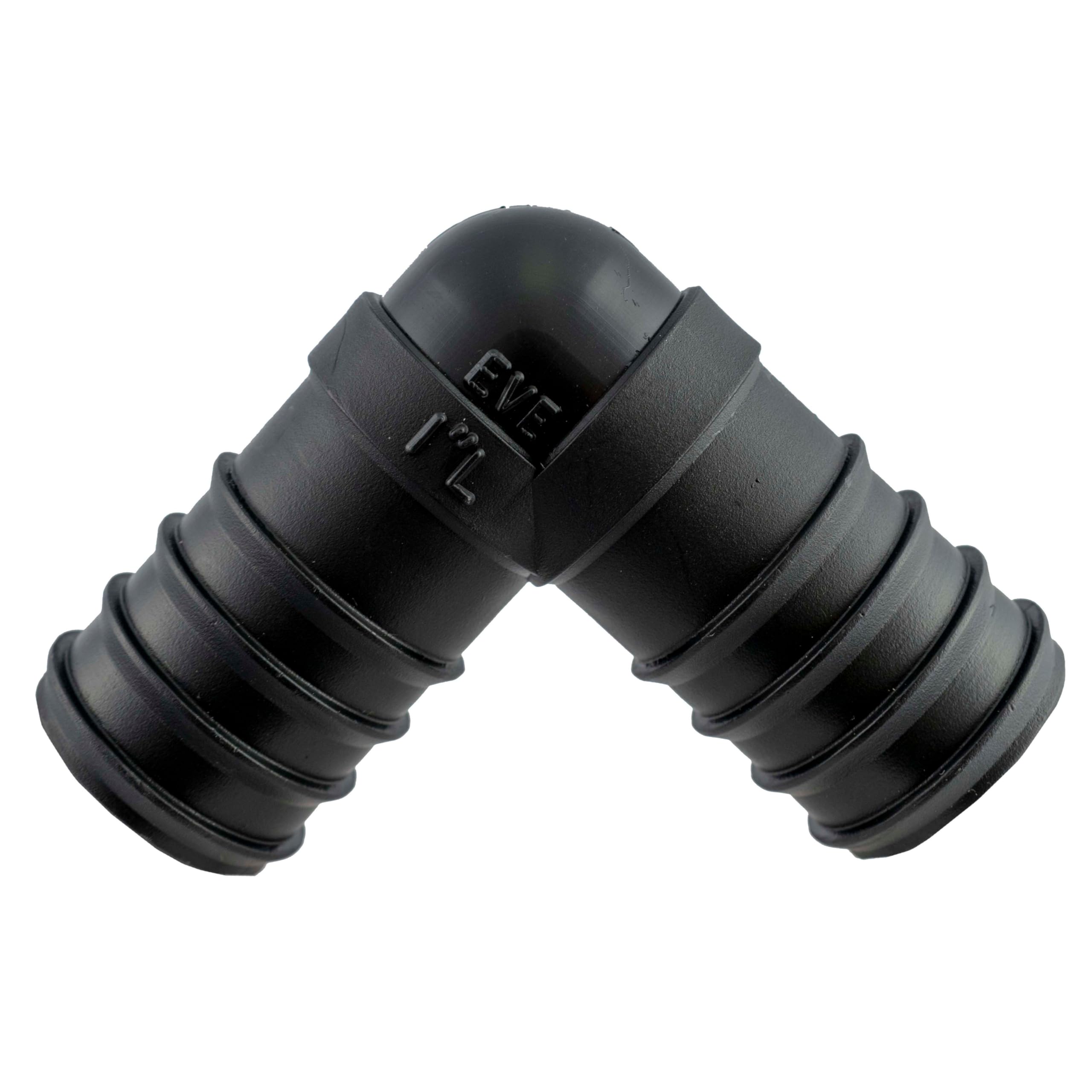 Pond Hose Connectors: T-Bend, Straight, Tap, Valve, Tee, Elbow, Flow Control, Adjustable, Leak-Proof Fittings for Water Pumps, Filters, and Irrigation Systems (Elbow 32mm - 1.25")