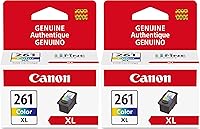 Vista 9 de Canon CL-261 XL Cartucho de tinta de color genuino, compatible con TS5320/6420/6420a, TR7020/7020a