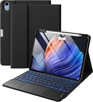 Harvopu for iPad Air 11 Inch & Air 5th/ 4th Generation Case with Keyboard