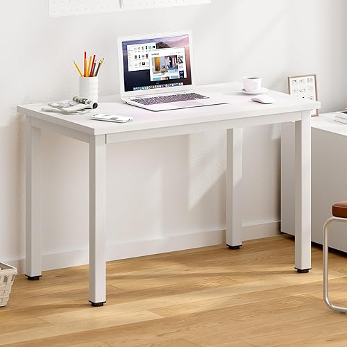 Miniatura 7 de DlandHome - Escritorio para computadora pequeño de 31.5 pulgadas ideal para usar como mesa plegable para la oficina en casa o mesa de actividades,