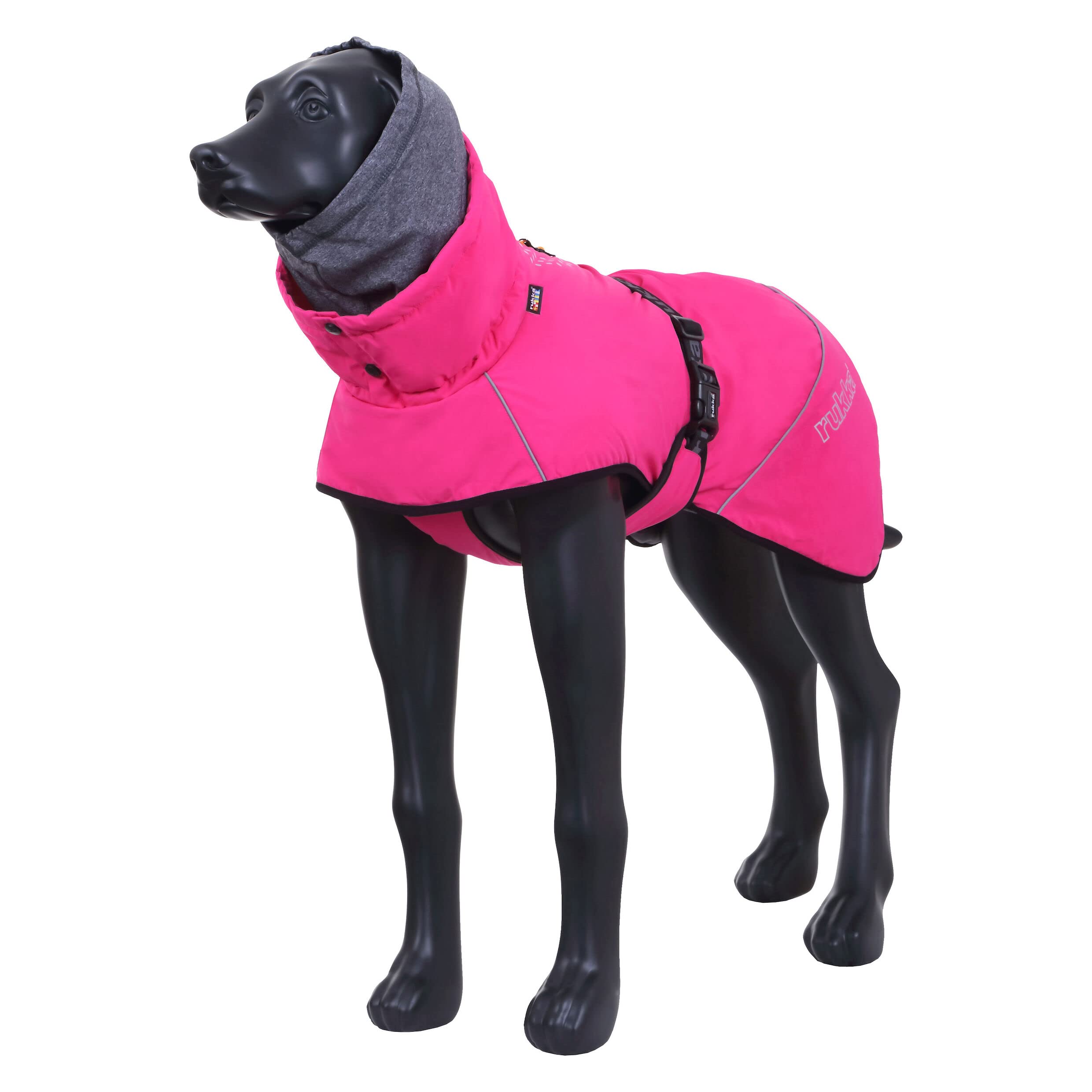 Rukka Pets Warmup Outdoor wiatroszczelna termiczna kurtka dla psa Hot Pink