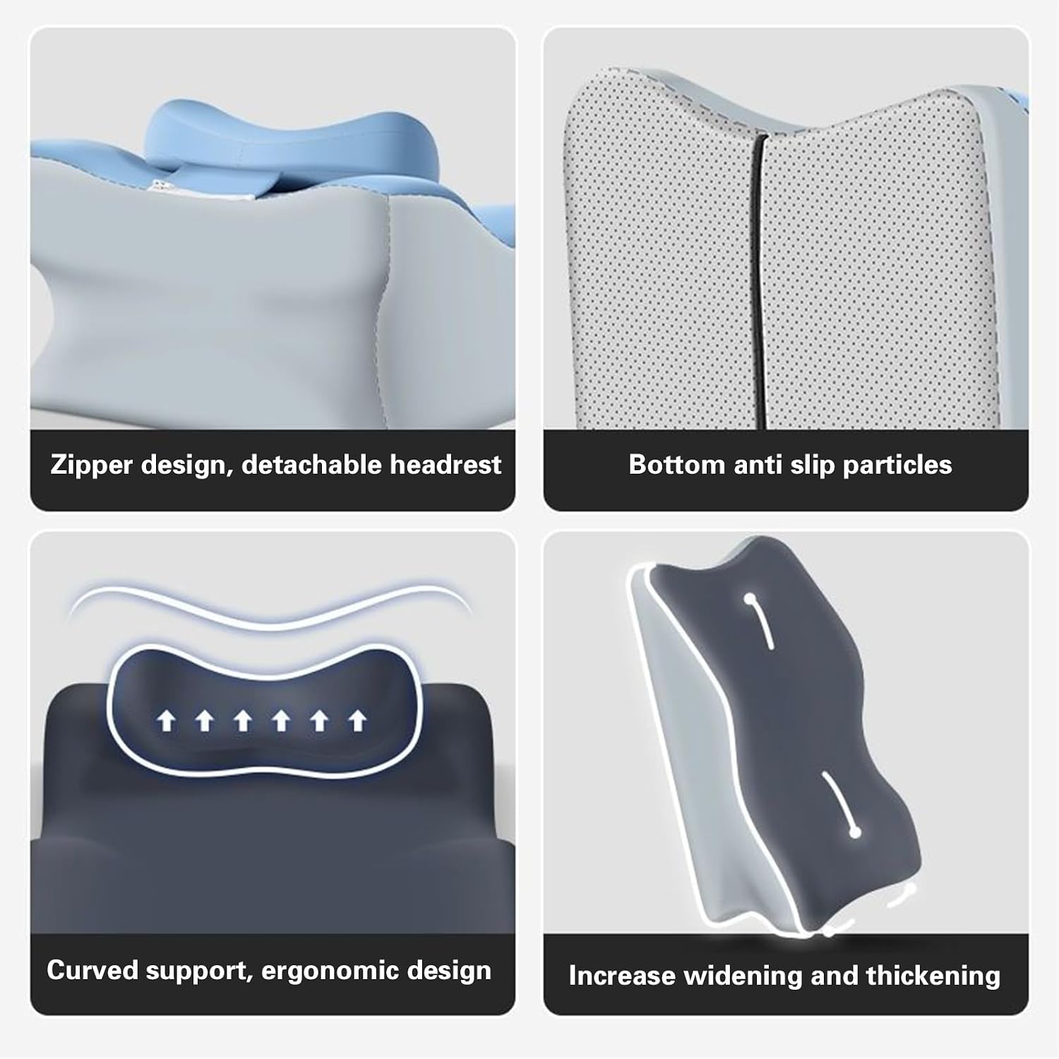 TimjAn Cushion for Couples, Hip Intimacy Pillow Waist Neck Support Wedge Cushion for Intimacy Couples in Variou Positions(Black)