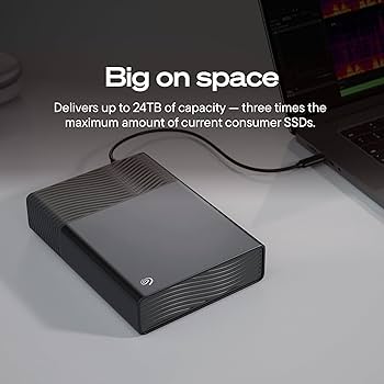Seagate One Touch 8TB External Hard Drive Desktop HDD - USB-C