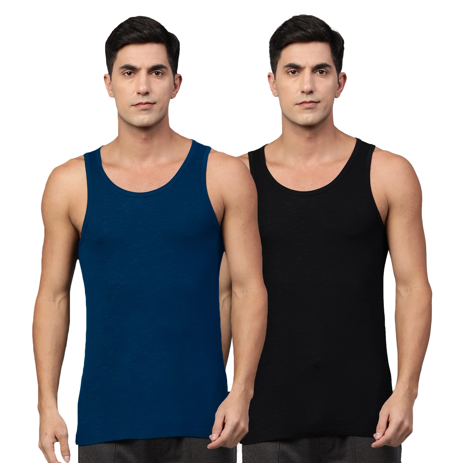 Bamboo Vest for Men, Super Soft, Odour Free, Comfort Fit Innerwear Vest