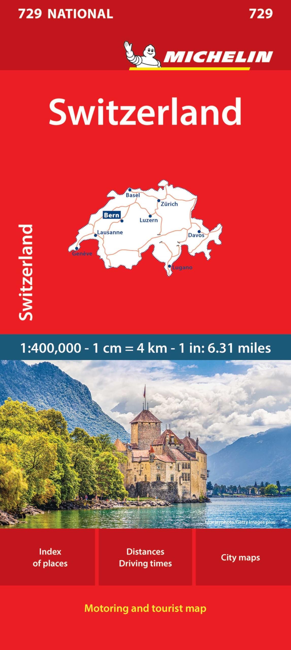 Michelin Switzerland Map 729 (Maps/Country (Michelin))