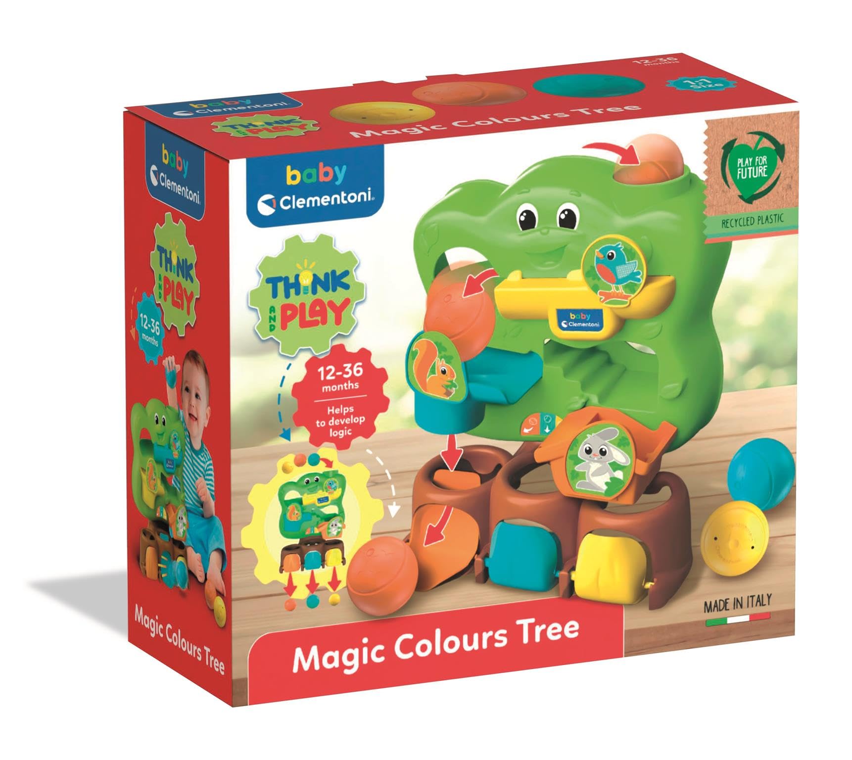 Clementoni arbre puzzle logique 17580 pour éveil bébé - 2