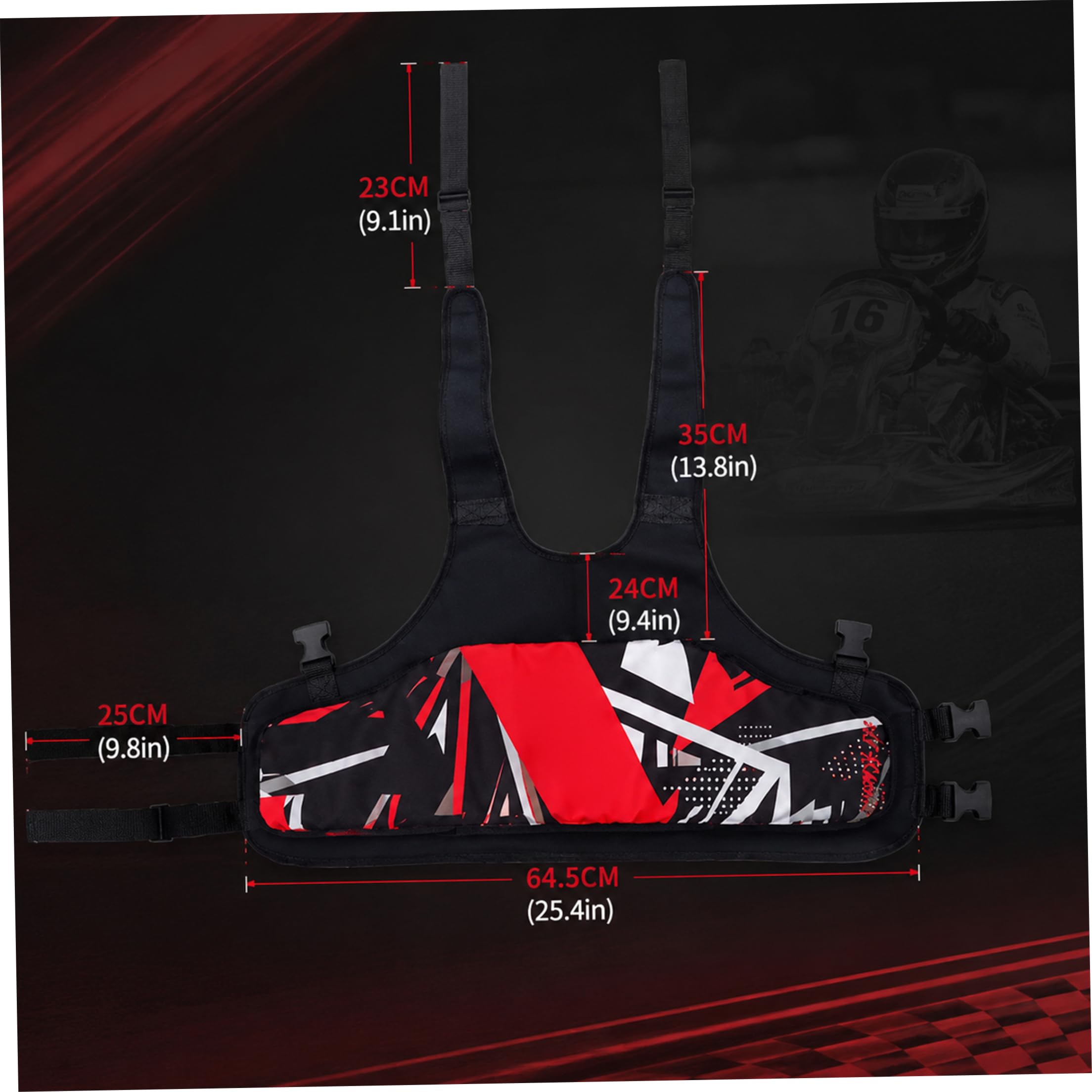 Protezione per costole Karting Protezione per costole ergonomica per adulti Qb