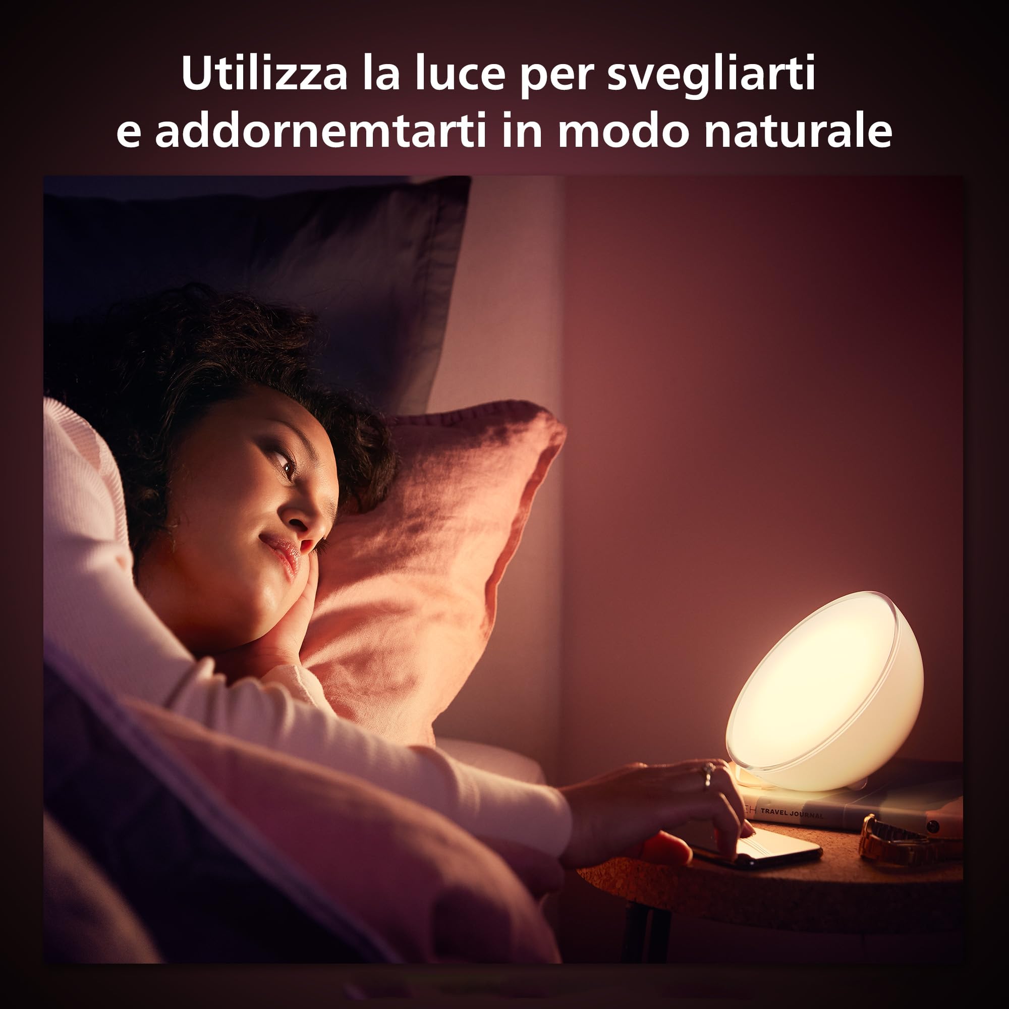 Philips Hue Go, Lampada portatile LED smart, Bianco | Luce bianca e colorata, Smart Home, Controllo vocale via app e bluetooth, Batteria potenziata, Compatibile con Zigbee